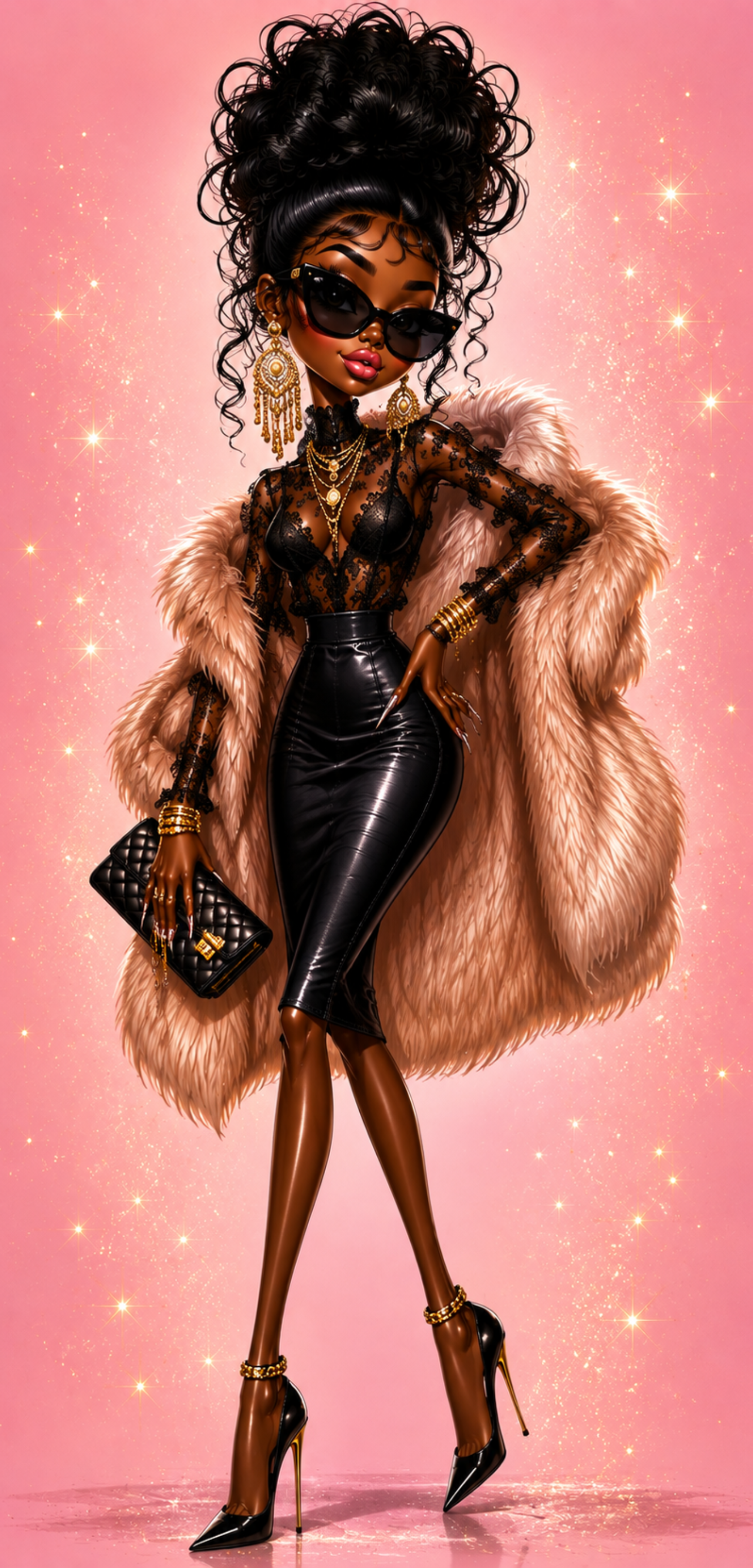 Whimsical Fashion Doll Collection | 5 FREE Images