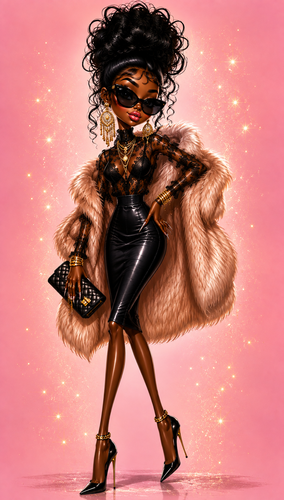 Whimsical Fashion Doll Collection | 5 FREE Images