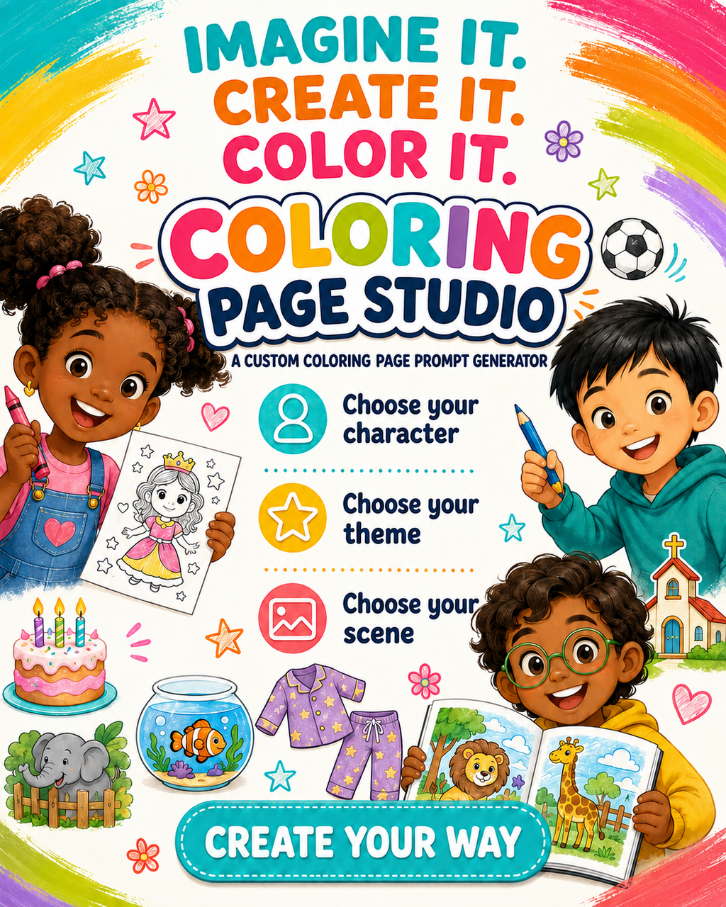Coloring Page Generator