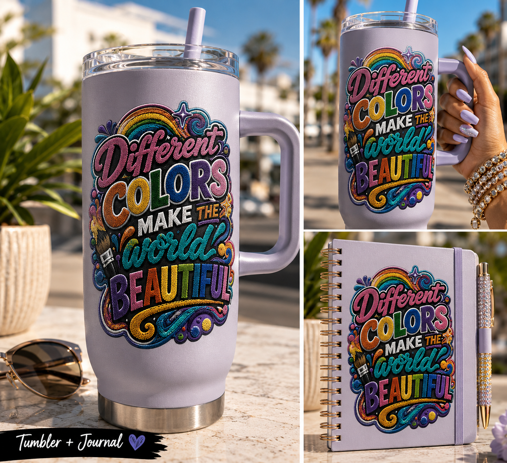 Different Colors Make the World Beautiful - Faux Patch