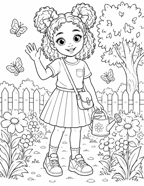 Coloring Page Generator