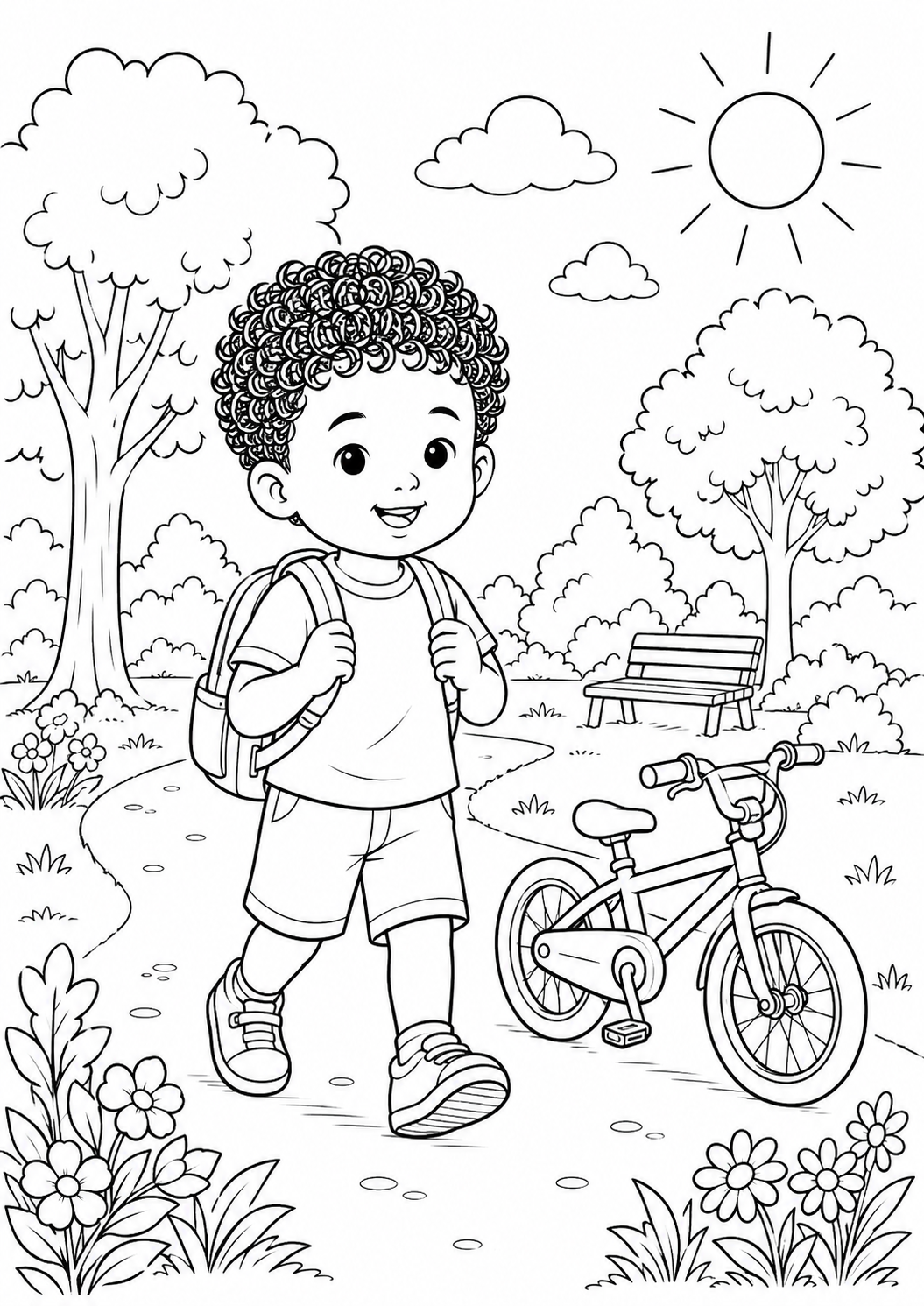 Coloring Page Generator