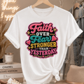 Faith Over Fear - Stronger PNG Faux Patch