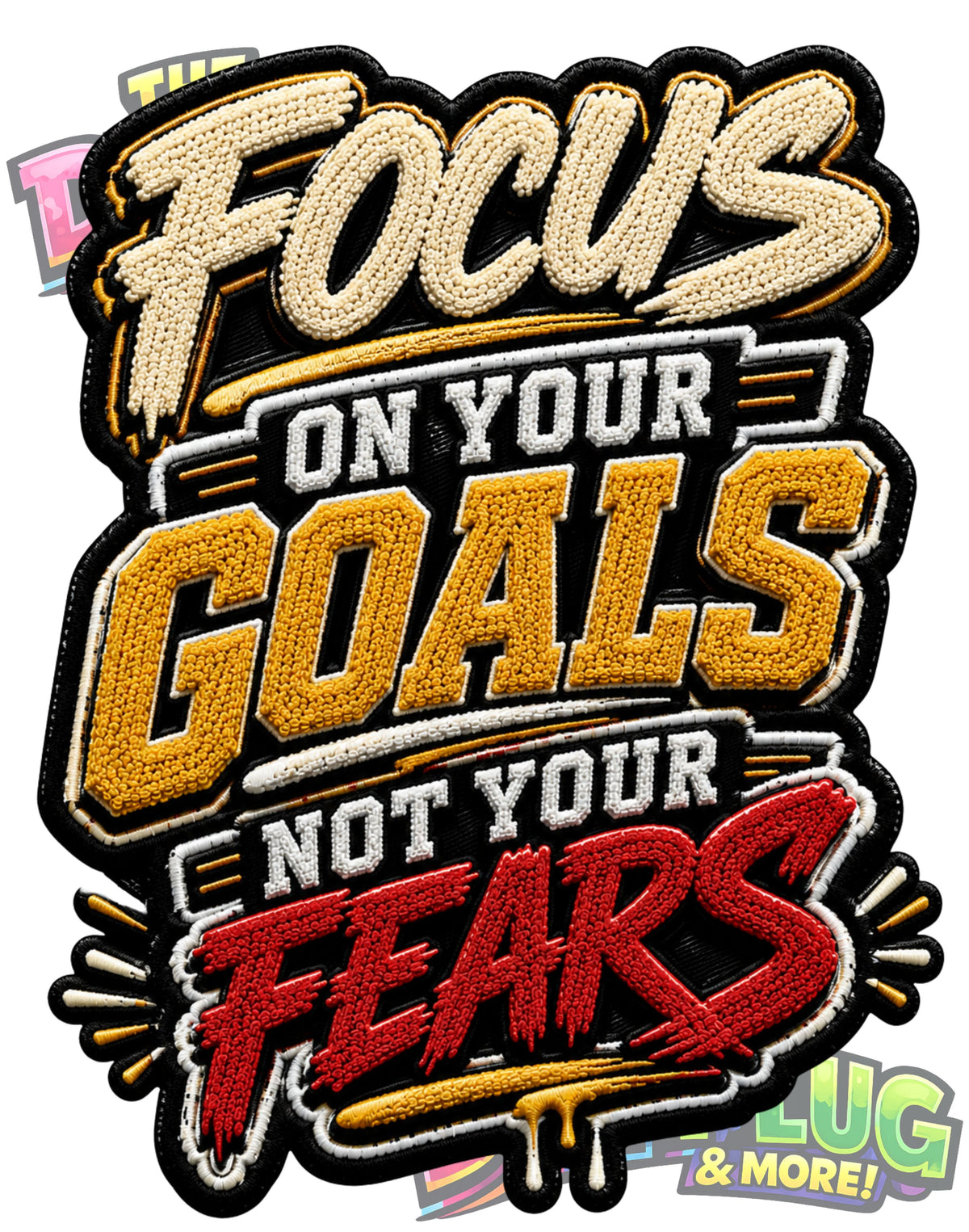 Focus on Your Goals - Faux Patch