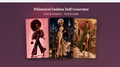 Whimsical Fashion Doll Collection | 5 FREE Images