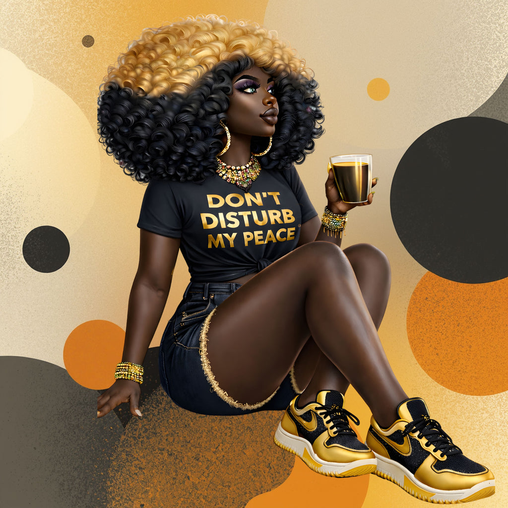 Don’t Disturb My Peace – Self-Care Design | DTF Transfer or UV Decal