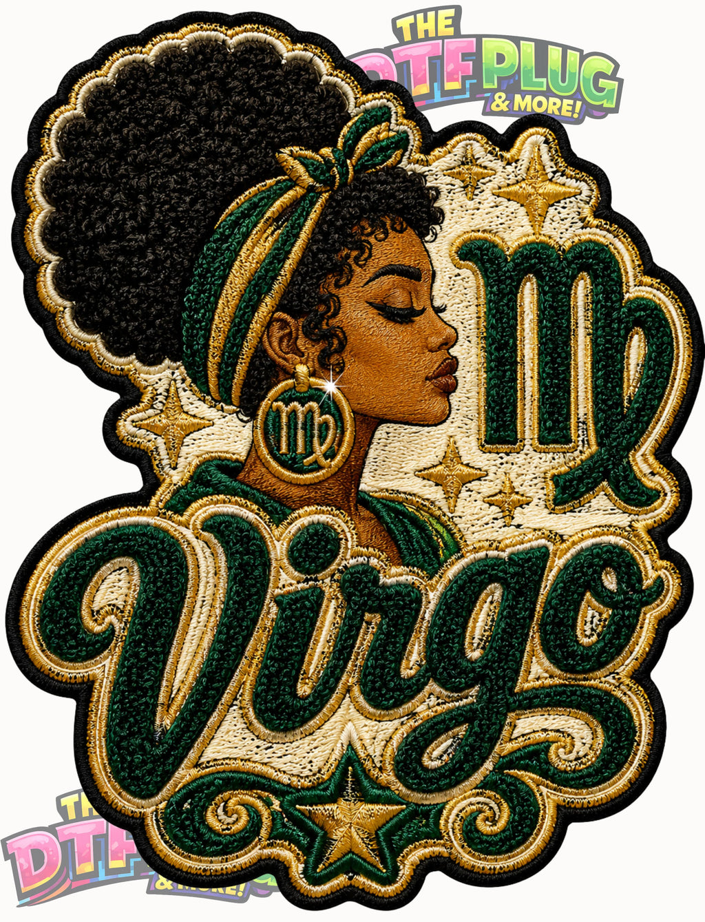 Virgo Woman -Faux Patch